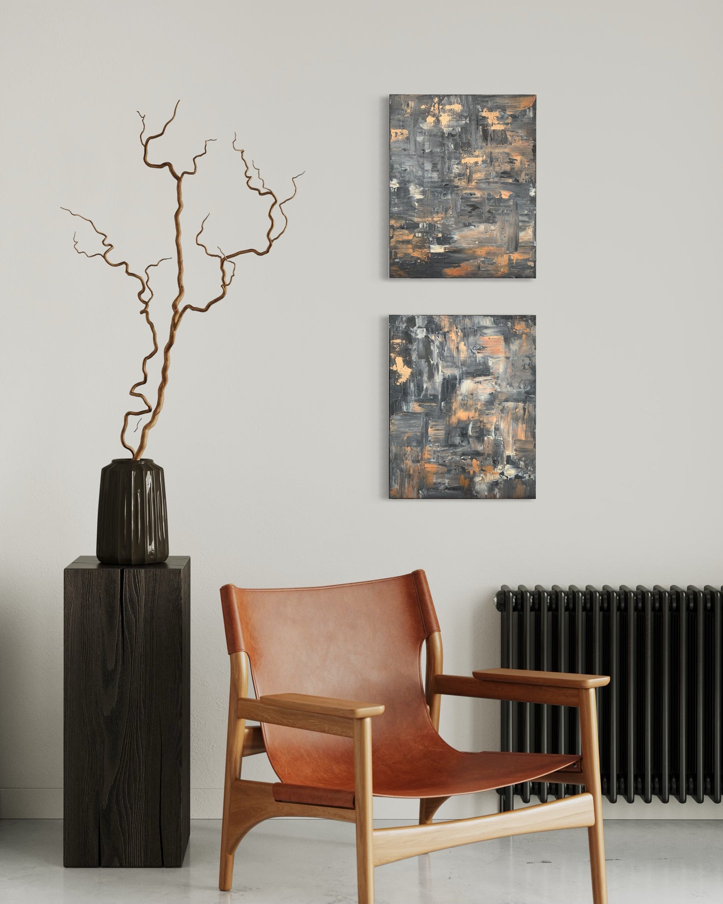 Painting - Nuance / Gray No. 5 & 5.1