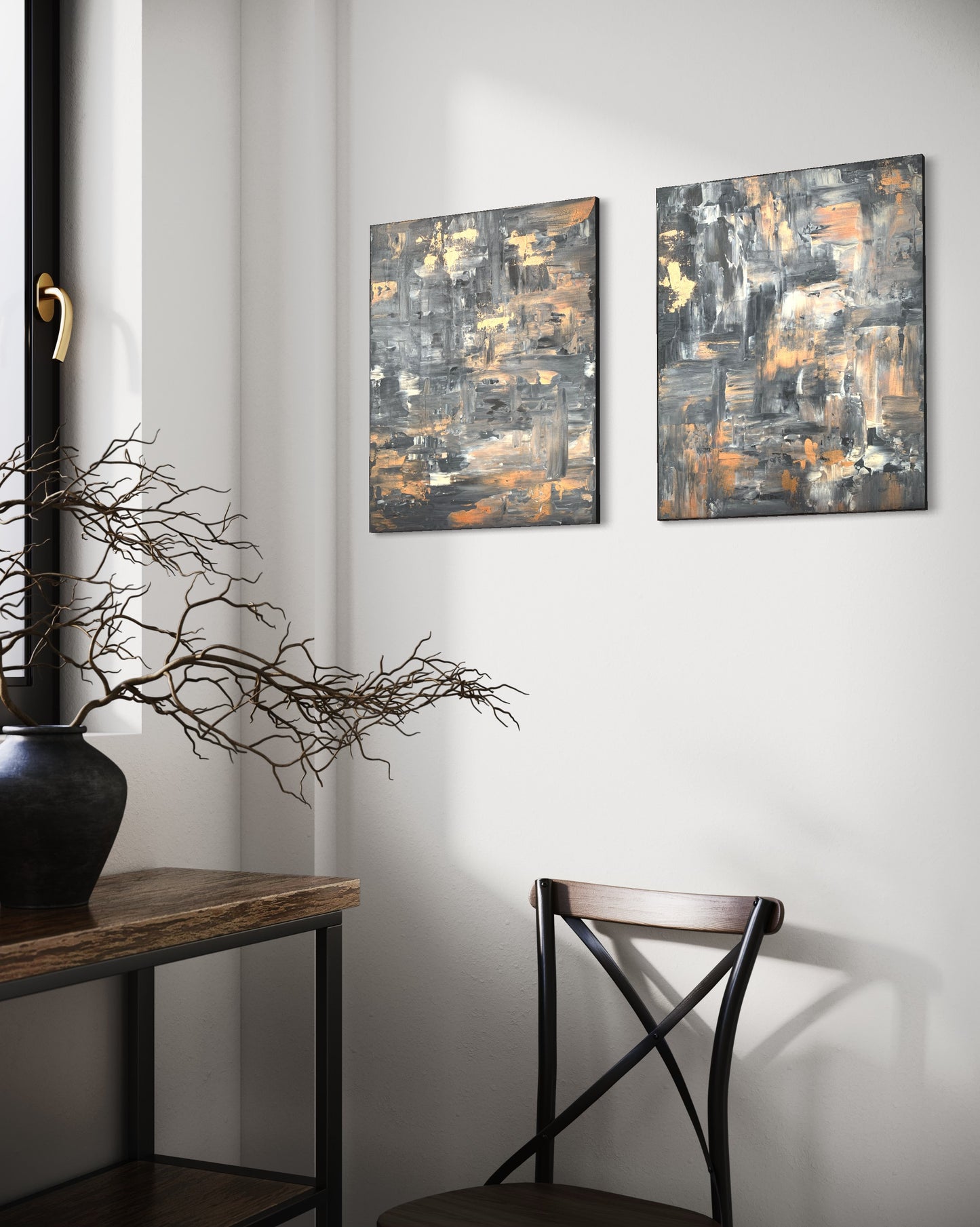 Painting - Nuance / Gray No. 5 & 5.1
