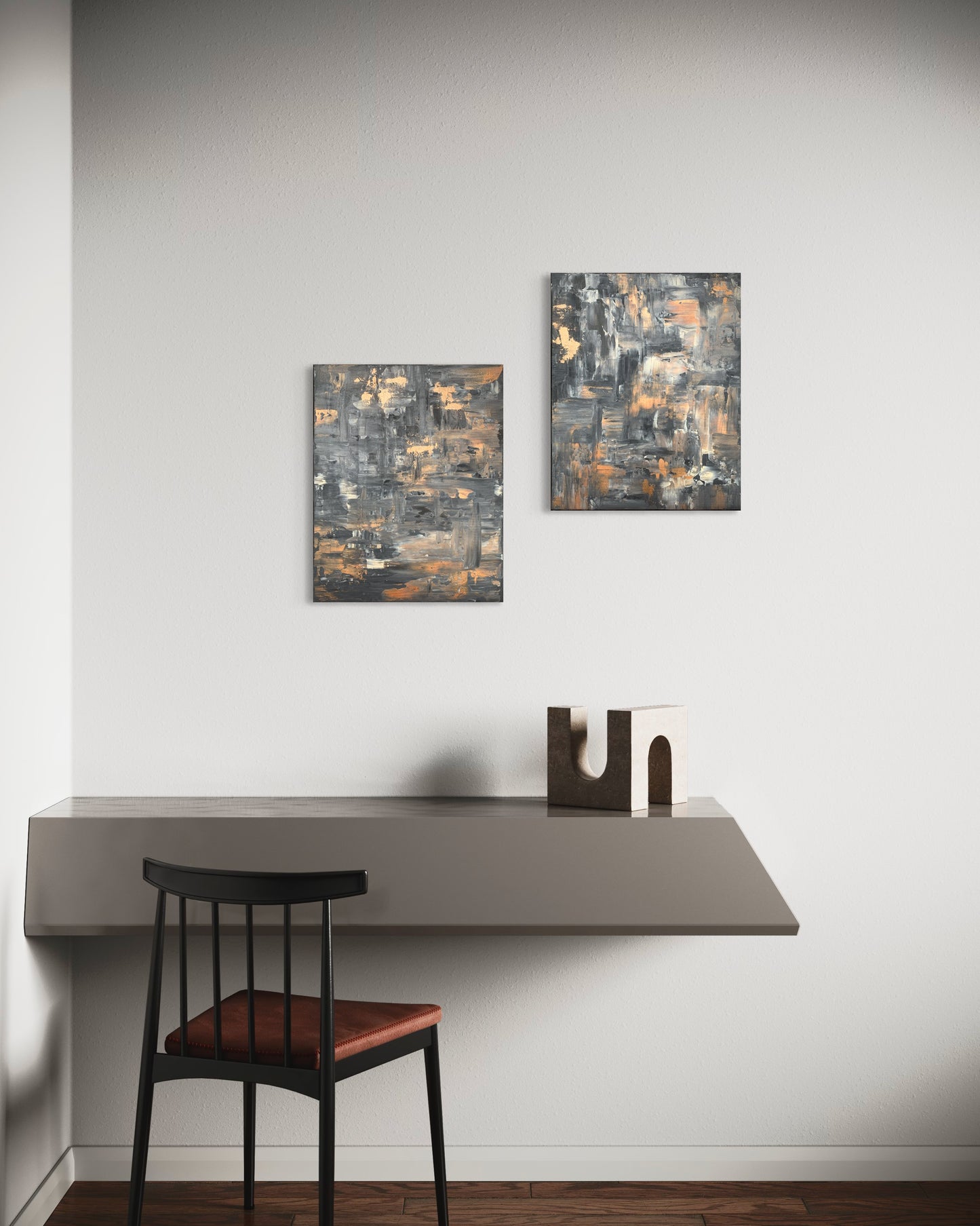 Painting - Nuance / Gray No. 5 & 5.1